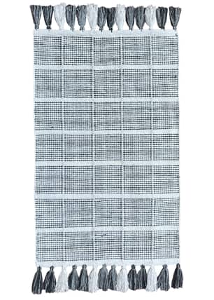 Thumbnail of the 20x34 Montauk Block Rugs Grey Scatter Rug