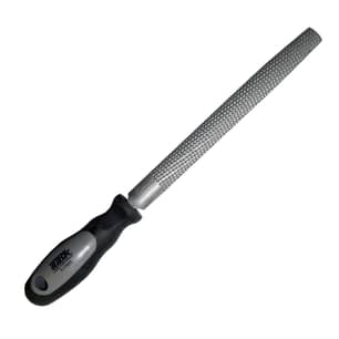 Thumbnail of the 8" HALF ROUND WOOD RASP WITH SOFT TOUCH RUBBER GRIP - 1/PACK