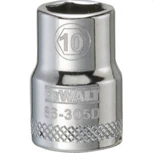 Thumbnail of the DeWalt® Hand Socket, 10mm Socket, 3/8" Drive