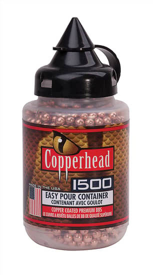 Thumbnail of the Copperhead BBs 1500ct 4.5mm  Copper Coated  Precision Steel