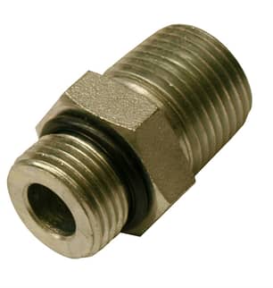 Thumbnail of the HYDRAULIC ADAPTER 5/8" MALE O-RING X 1/2" MALE PIPE