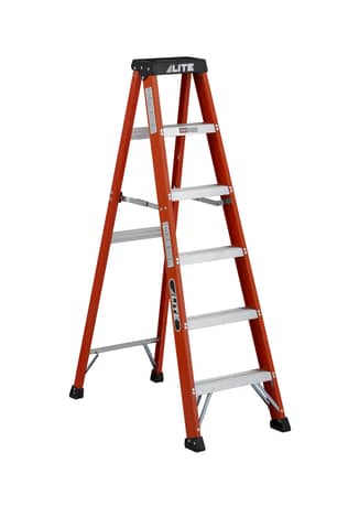Thumbnail of the 6' Fibreglass Step Ladder- Orange