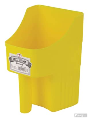 Thumbnail of the 4 Quart Plastic Enclosed Feed Scoop Yellow