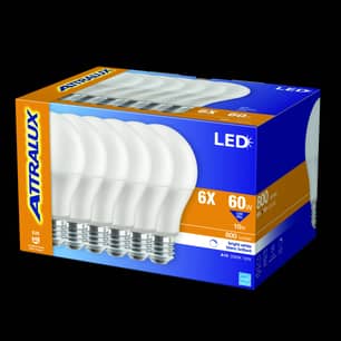 Thumbnail of the Attralux LED 60W Bright White Bulbs 6 Pack