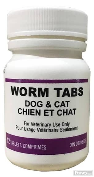 Thumbnail of the Wormer Tablets Cat and Dog 12 Pack
