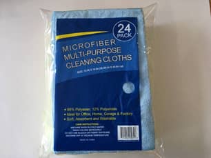 Thumbnail of the Microfiber Multi-Purpose Cleaning Cloths, 24 pcs