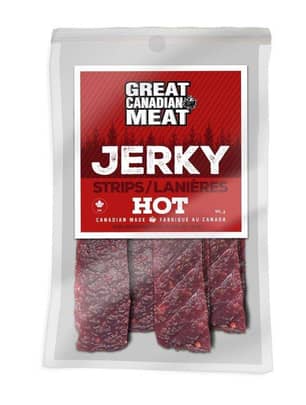 Thumbnail of the Great Canadian Meat Beef Jerky Strips Hot 100g
