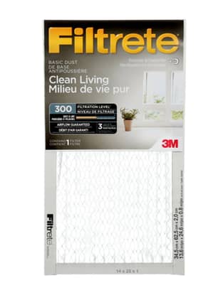 Thumbnail of the Filtrete™ Clean Living Basic Dust Filter Microparticle Performance Rating 300|14 IN x 25 IN x 1 IN