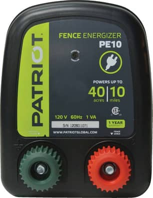 Thumbnail of the Patriot® PE10 40 Acres Fence (AC) Energizer
