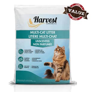 Thumbnail of the Harvest Goodness® Multi-Cat Unscented Clumping Cat Litter 18kg