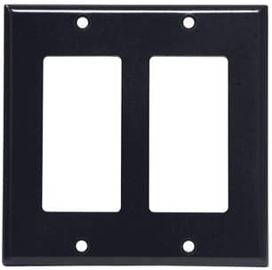 Thumbnail of the Decora Wallplate 2-Gang in Black