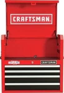 Thumbnail of the CRAFTSMAN TOOL CHEST 4 DRAWER 26IN WIDE RED/BLACK