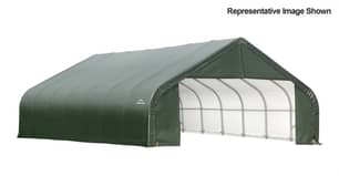 Thumbnail of the ShelterCoat 28 x 28 ft Garage Peak Green STD