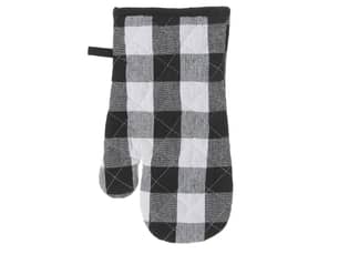 Thumbnail of the 100% COTTON OVEN MITT.  WHITE AND BLACK BUFFALO CH