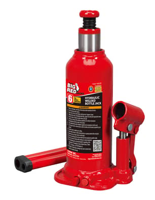 Thumbnail of the BIG RED  Torin Hydraulic Welded Bottle Jack, 6 Ton (12,000 lb) Capacity, Red