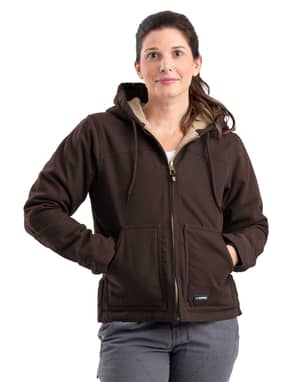 Thumbnail of the Berne® Women's Lined Washed Duck Hooded Coat