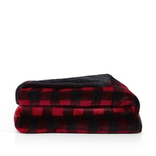 Thumbnail of the SUTTON HOME FASHIONS WEIGHTED BLANKET 15LBS RED & BLACK BUFFALO 48"X72"