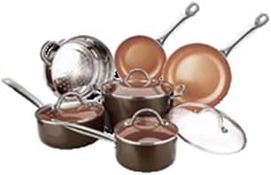 Thumbnail of the COOKWARE SETDARK COPPER 10PC
