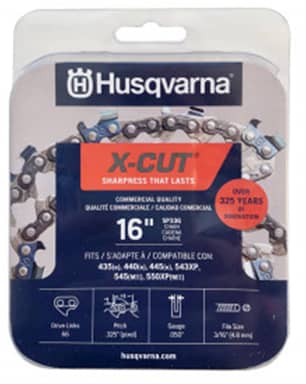 Thumbnail of the Husqvarna SP33G 16 in. X-Cut® Chainsaw Chain - 3/8 in. Pitch, .050 in. Gauge