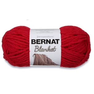 Thumbnail of the Bernat Blanket Super Bulky Yarn, Gauge 6 Super Bulky, Cranberry