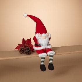 Thumbnail of the 19.5"H FABRIC HOLIDAY GNOME SHELF SITTER