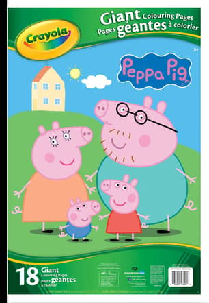 Thumbnail of the Crayola Peppa Pig Giant Colouring Pages