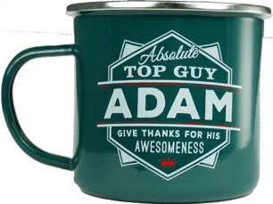 Thumbnail of the Top Guy® Adam Mug