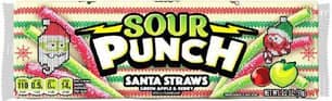 Thumbnail of the Sour Punch Santa Straws 91g