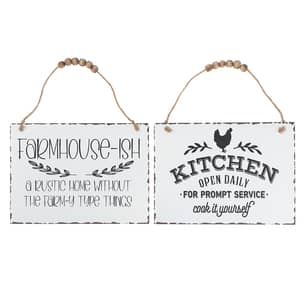 Thumbnail of the Hanging Wooden Sign - 2 Styles (Kitchen or Farmhouse-ish)