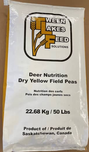 Thumbnail of the Tween Lakes Yellow Field Peas Premium Deer Nutrition and Feed - 50 lb