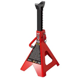 Thumbnail of the Big Red Steel Jack Stands: Double Locking, 6 Ton Capacity