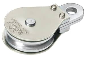 Thumbnail of the Deuer DB25G Fixed Eye Gable Block, 1/4 In, 550 lb, Steel, Bright Zinc Plated