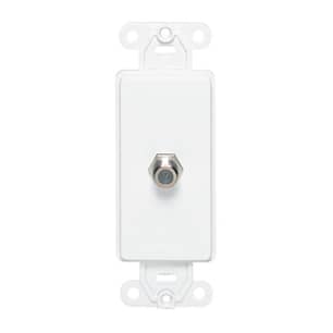 Thumbnail of the Decora Insert F connector in White