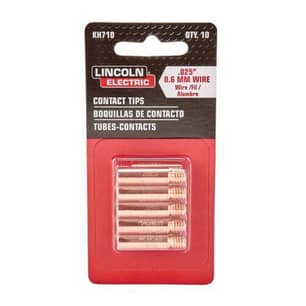 Thumbnail of the Lincoln Electric® Contact Tips 0.025 inch for use with the Easy MIG 140 & 180 10PK