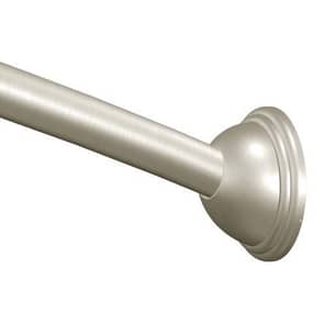Thumbnail of the Moen Brushed Nickel Adjustable Curved Shower Rod