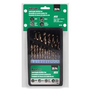 Thumbnail of the 29 Piece Gold Oxide Drill Bit Set