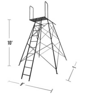 Thumbnail of the 10 FT TOWER KIT WITH FLOOR FOR WARRIER BLIND