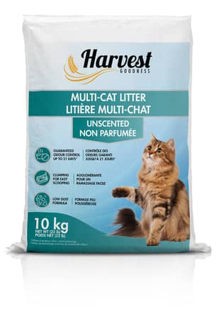 Thumbnail of the Harvest Goodness® Multi-Cat Unscented Clumping Cat Litter 10kg