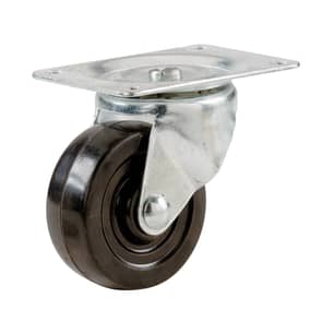 Thumbnail of the 2-Inch Swivel Plate Soft Rubber Caster, 90-lb Load Capacity