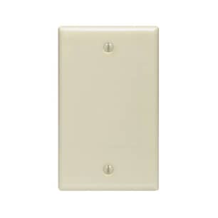 Thumbnail of the 1-Gang Blank Wallplate No Device  Thermoset in Ivory