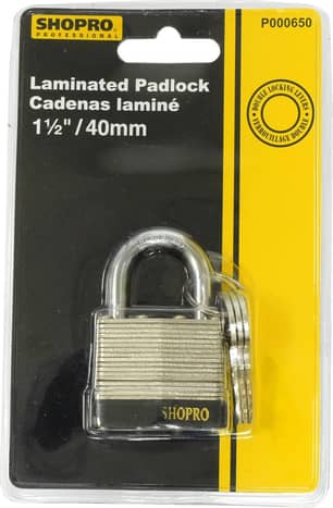 Thumbnail of the Shopro 1.5" Laminated Padlock