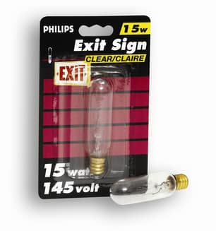 Thumbnail of the BULB EXIT SIGN 15W T6 145V