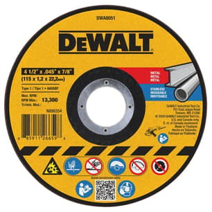 Thumbnail of the Dewalt® Cutting Wheel 4-1/2" x .045" x 7/8"