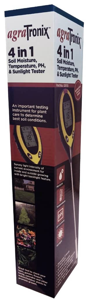 Thumbnail of the Agratronix 4-in-1 Soil Tester | Moisture, Temperature, PH, Sunlight