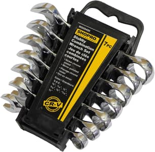 Thumbnail of the 7-Piece Stubby Combination Wrench Set Sae 3/8" To 3/4"