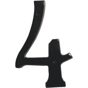 Thumbnail of the #4 CLASSIC 6 INCH HOUSE NUMBER MATTE BLACK