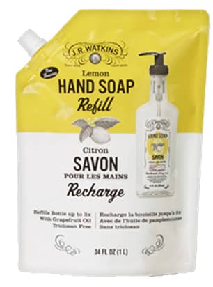 Thumbnail of the J.R. Watkins Foaming Lemon Hand Soap Refill 34oz