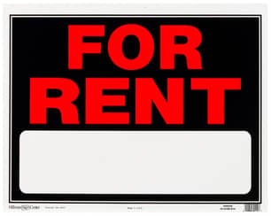 Thumbnail of the 15" X 19" Sign - For Rent