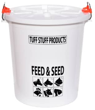 Thumbnail of the Tuff Stuff Products Feed & Seed Storage Bucket with Lid - 12 gal/50 lb