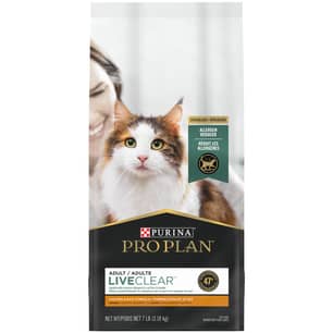 Thumbnail of the Pro Plan LiveClear Adult Chicken and Rice Dry Cat Food 3.18kg
